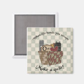 Wenn das Leben dir aufhört zu scheißen Magnet (Vorderseite/Rückseite)