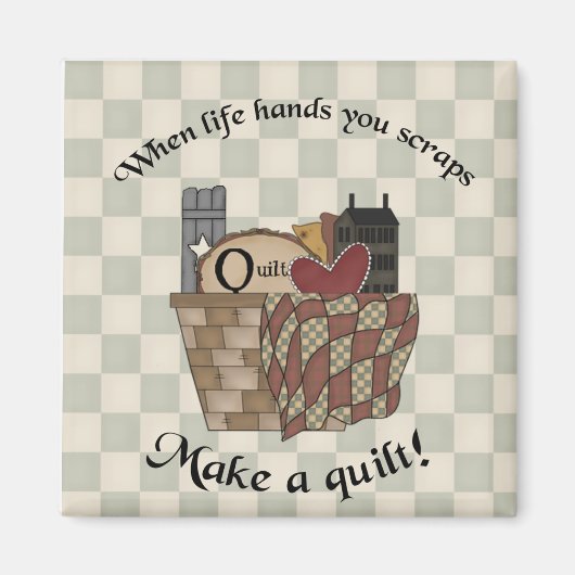 Wenn das Leben dir aufhört zu scheißen Magnet (Vorne)