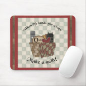 Wenn das Leben dir aufhört zu scheißen Mousepad (Mit Mouse)