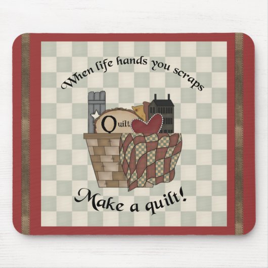 Wenn das Leben dir aufhört zu scheißen Mousepad (Vorne)