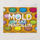 WENN DAS LEBEN DIR DEN MOLD GEBEN WIRD POSTKARTE (Vorderseite)