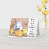 Wenn das Leben dir die Lemons-Sonnenkarte gibt Karte (Gelbe Blume)