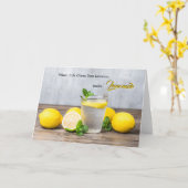 Wenn das Leben dir eine geklappte Karte gibt (Gelbe Blume)