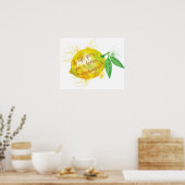 Wenn das Leben dir eine Zitrone gibt, mach Lemonad Poster (Küche)