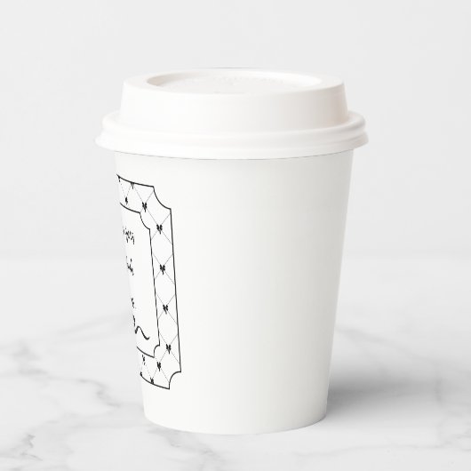 "Wenn das Leben dir einen Knoten gibt, Krawatte ei Pappbecher (Links)