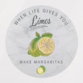 Wenn das Leben dir Grenzen gibt, trinke Etiketten (Design 2)