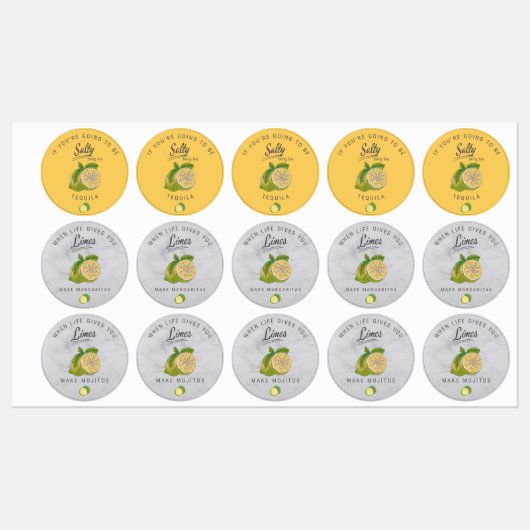 Wenn das Leben dir Grenzen gibt, trinke Etiketten (Blatt)