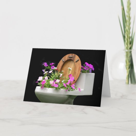 Wenn das Leben dir kacke Karte (Vorderseite)