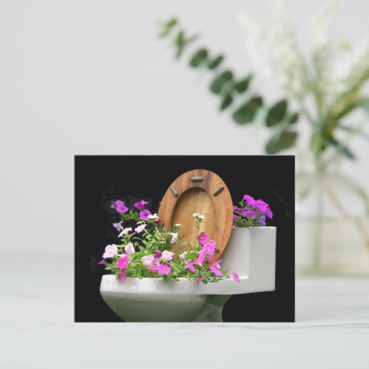 Wenn das Leben dir kacke Postkarte (Stehend Vorderseite)