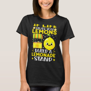 Wenn das Leben dir Lemonen einen Limonade-Stand gi T-Shirt