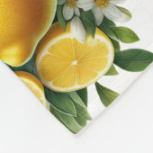 Wenn das Leben dir Lemonen gibt Fleecedecke (Ecke)