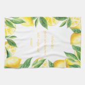 Wenn das Leben dir Lemonen gibt Geschirrtuch (Horizontal)