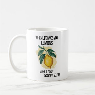 Wenn das Leben dir Lemonen gibt Kaffeetasse