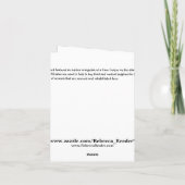 Wenn das Leben dir Lemonen gibt Karte (Rückseite)