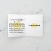 Wenn das Leben dir Lemonen gibt Karte (Innenseite)