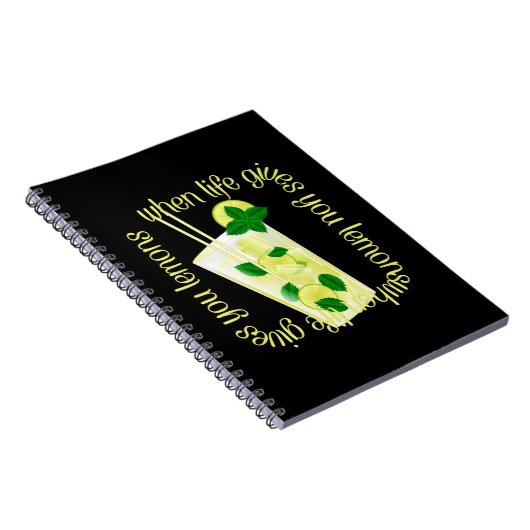 Wenn das Leben dir Lemonen gibt Notizblock (Rechte Seite)