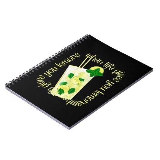 Wenn das Leben dir Lemonen gibt Notizblock (Linke Seite)