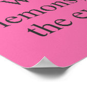 Wenn das Leben dir Lemonen gibt Poster (Ecke)