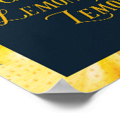 Wenn das Leben dir Lemonen gibt Poster (Ecke)