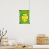 Wenn das Leben dir Lemonen gibt Poster (Küche)