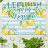 Wenn das Leben dir Lemonen gibt | Salz & Tequila Z Geschirrtuch (Gefaltet)