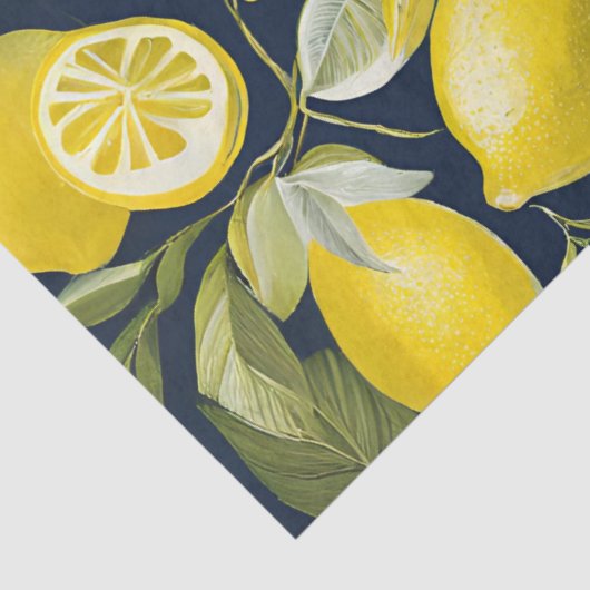 Wenn das Leben dir Lemonen gibt Seidenpapier (Detail)