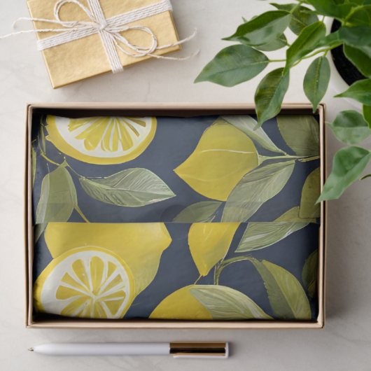 Wenn das Leben dir Lemonen gibt Seidenpapier (Geschenk)