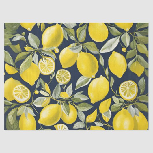 Wenn das Leben dir Lemonen gibt Seidenpapier (Vorderseite)