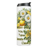 Wenn das Leben dir Lemonen gibt Thermosbecher (Nach links gedreht)