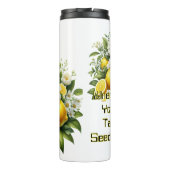 Wenn das Leben dir Lemonen gibt Thermosbecher (Rückseite)