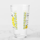 Wenn das Leben dir LEMONS Country Spaß gibt Glas (Links)