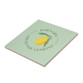 Wenn das Leben dir Lemons gibt Fliese (Seite)