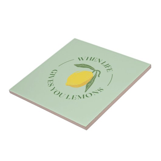 Wenn das Leben dir Lemons gibt Fliese (Seite)