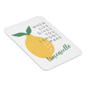 Wenn das Leben dir Lemons gibt, macht Limoncello Magnet (Rechte Seite)