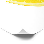 Wenn das Leben dir Lemons Kalligraphie Art Lemon g Fotodruck (Ecke)