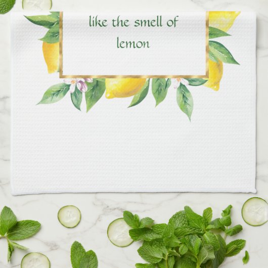 Wenn das Leben dir Lemons Küchentücher gibt (Gefaltet)