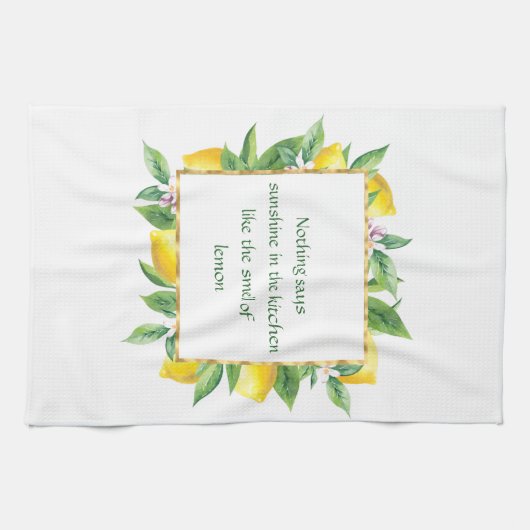 Wenn das Leben dir Lemons Küchentücher gibt (Horizontal)