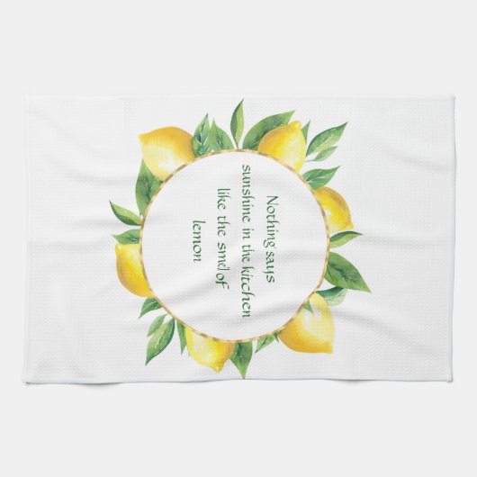 Wenn das Leben dir Lemons Küchentücher gibt (Horizontal)