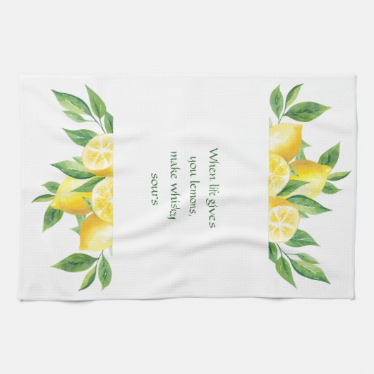 Wenn das Leben dir Lemons Küchentücher gibt (Horizontal)