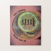 Wenn das Leben dir Lemons Leben mit Zest gibt Puzzle (Vertikal)