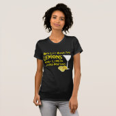 Wenn das Leben dir Lemons macht Lemon Vodka Martin T-Shirt (Vorne ganz)