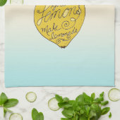 Wenn das Leben dir Lemons Ombre gibt Geschirrtuch (Gefaltet)