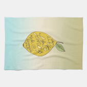 Wenn das Leben dir Lemons Ombre gibt Geschirrtuch (Horizontal)