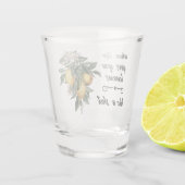Wenn das Leben dir Lemons-Shotglas gibt Schnapsglas (Rückseite)