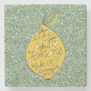 Wenn das Leben dir Löwen gibt Steinuntersetzer