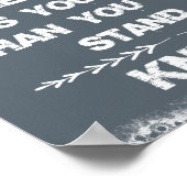 Wenn das Leben dir mehr gibt, als du aushalten kan Poster (Ecke)