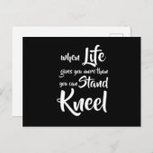 Wenn das Leben dir mehr gibt, als du dir leisten k Postkarte (Vorne/Hinten)