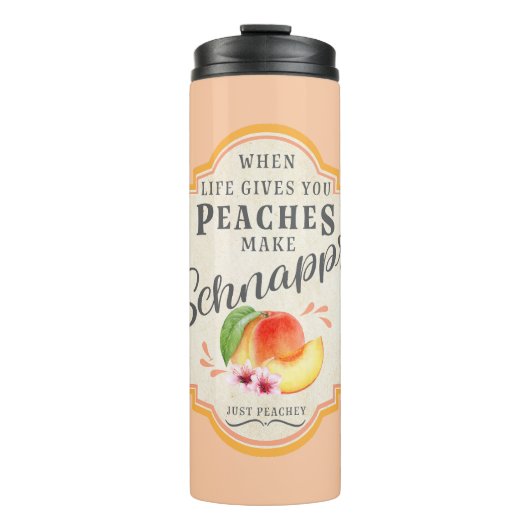 Wenn das Leben dir Pfade gibt Thermosbecher (Vorderseite)
