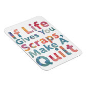 Wenn das Leben dir Scraps gibt, mach ein Quilt-Qui Magnet (Rechte Seite)