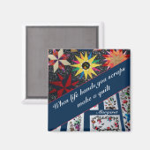 Wenn das Leben dir überlassen bleibt, mach eine Qu Magnet (Vorderseite/Rückseite)